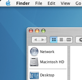 macOS X Panther Screenshot